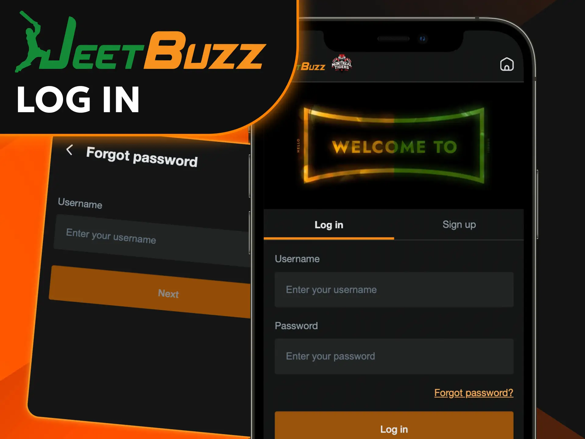Log in to your existing gambling profile using Jeetbuzz app.