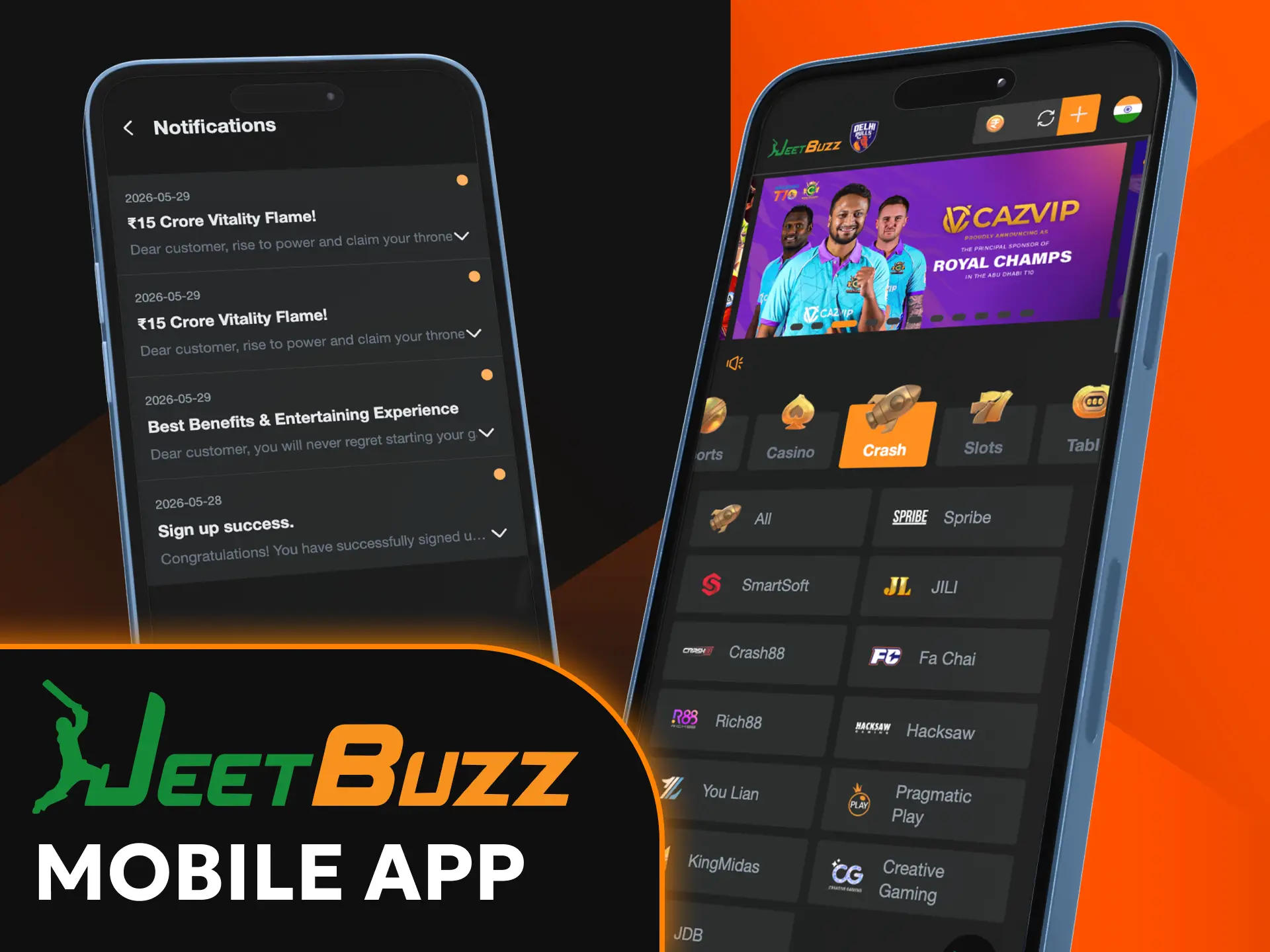 Turn on push notifications to receive instant updates from Jeetbuzz app.