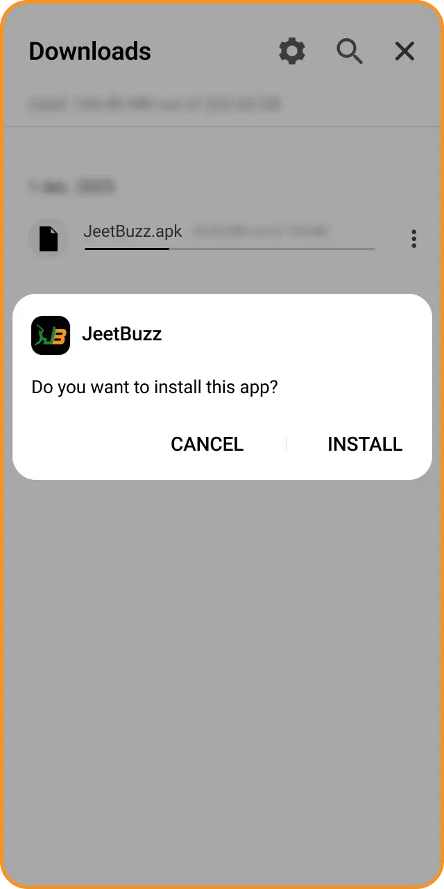 Install the app completely and launch your registration on Jeetbuzz app.