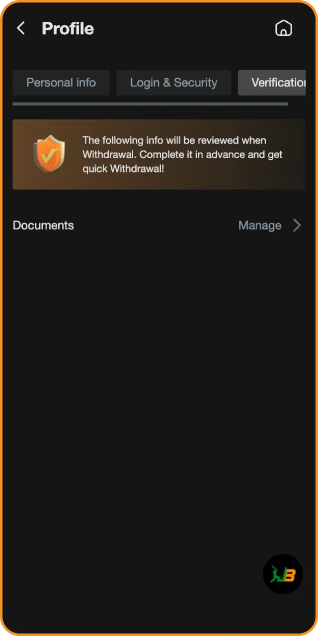 Verify your account to unlock all withdrawal features on Jeetbuzz football.