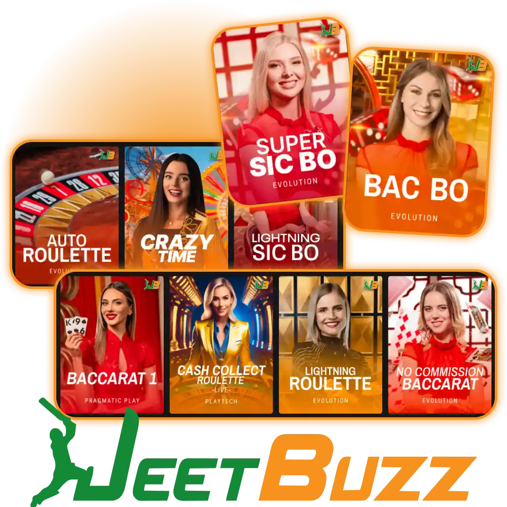 Join the official website to play immersive live casino games at Jeetbuzz.