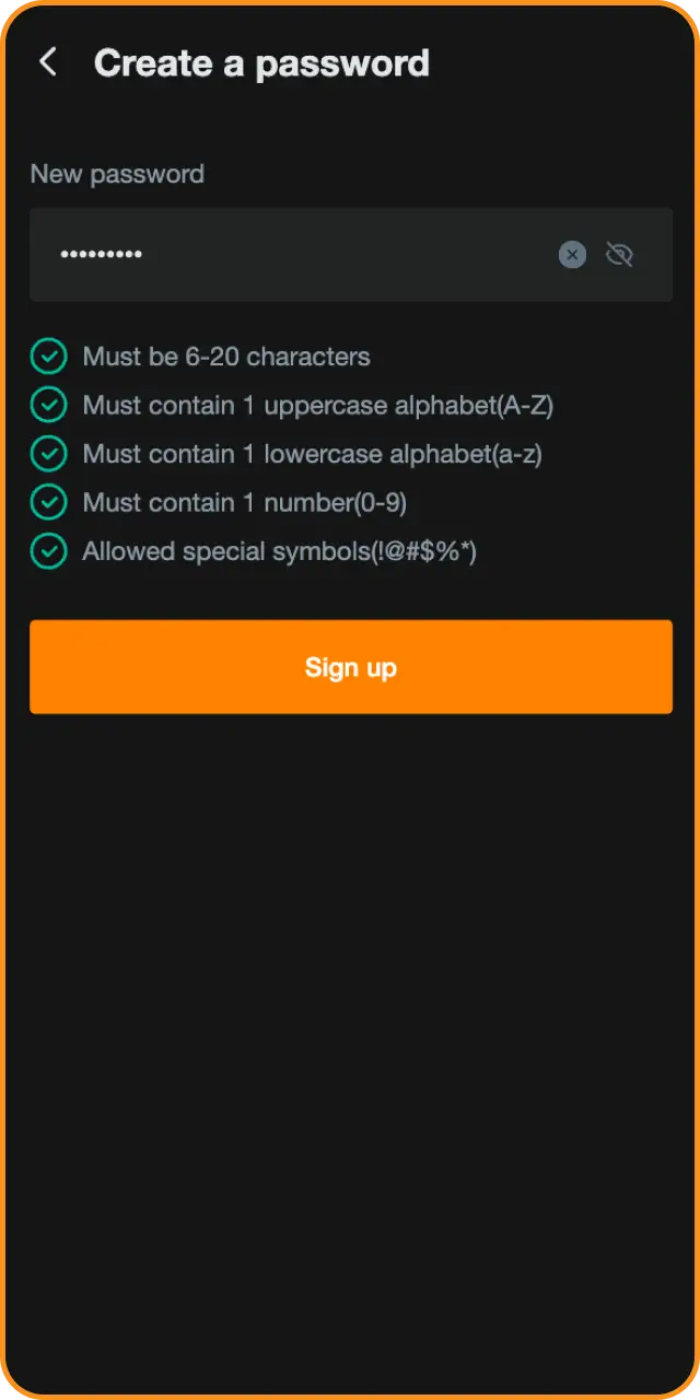 Click the registration button to create your personal profile for live casino.