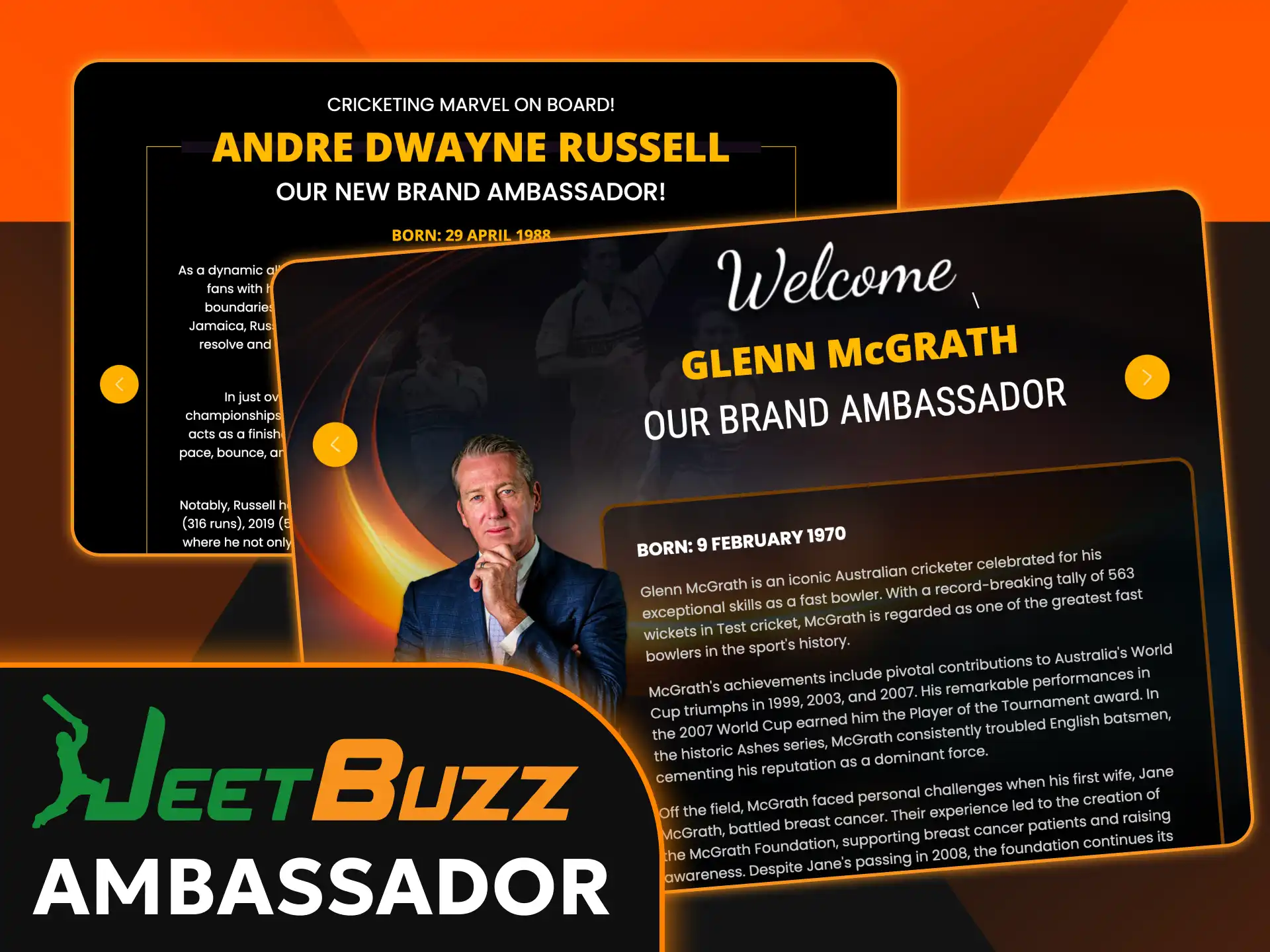Meet the famous brand ambassador representing Jeetbuzz and explore major events.