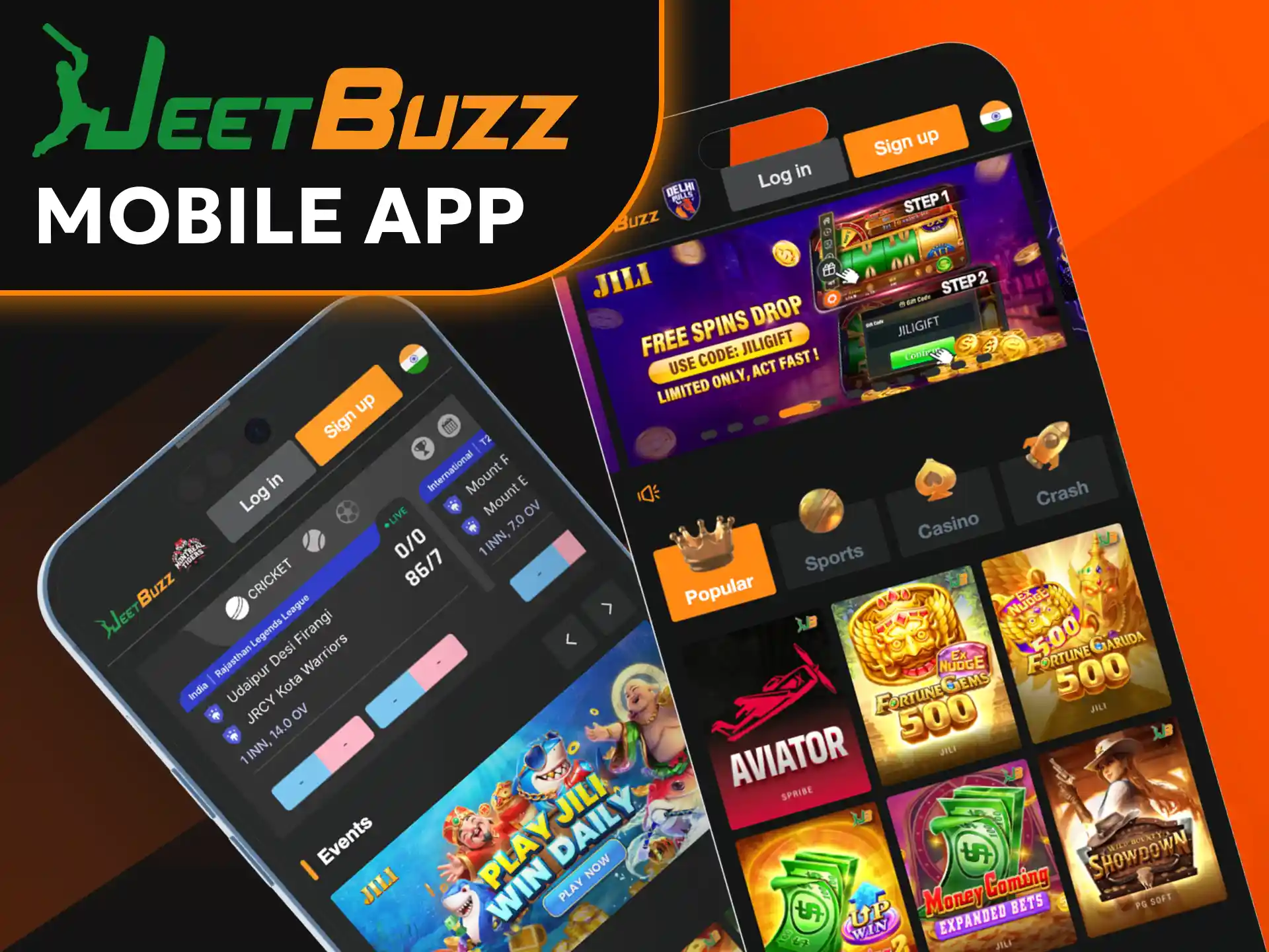 Download the responsive Jeetbuzz mobile application on your preferred mobile device.