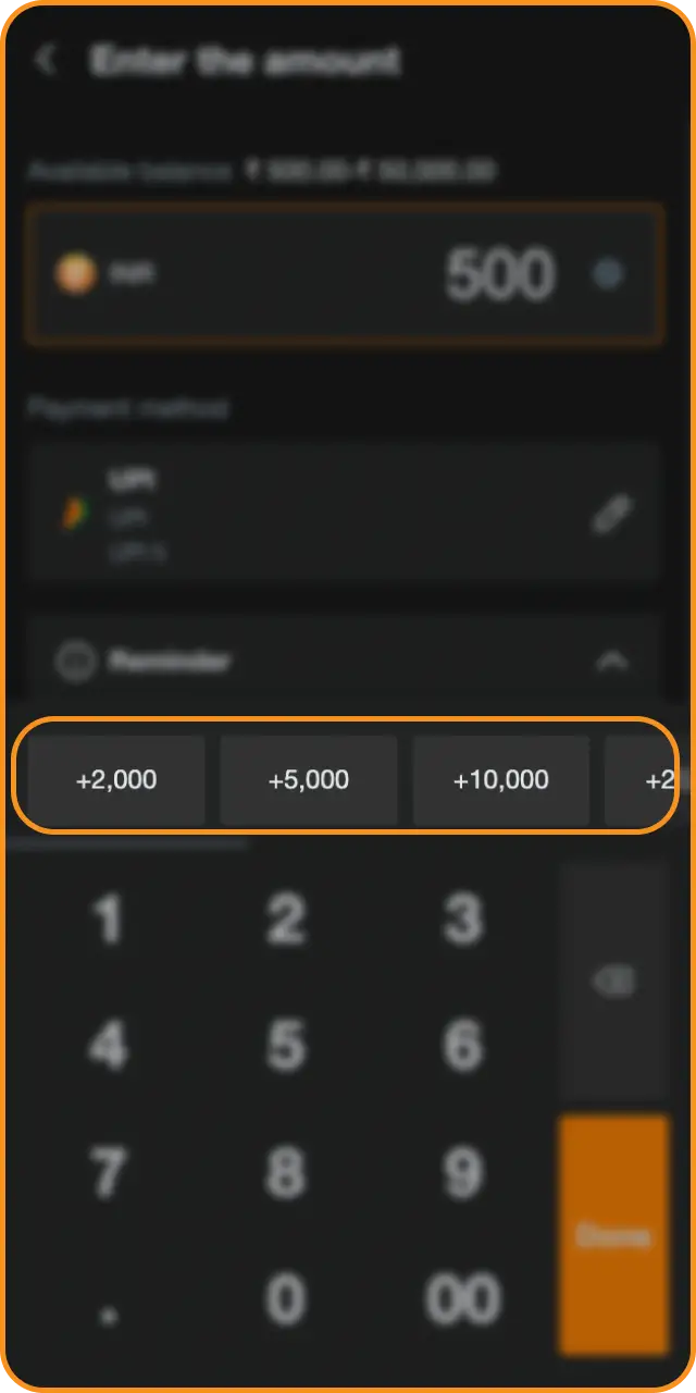 Enter the withdrawal amount that you wish to cash out for withdrawal.